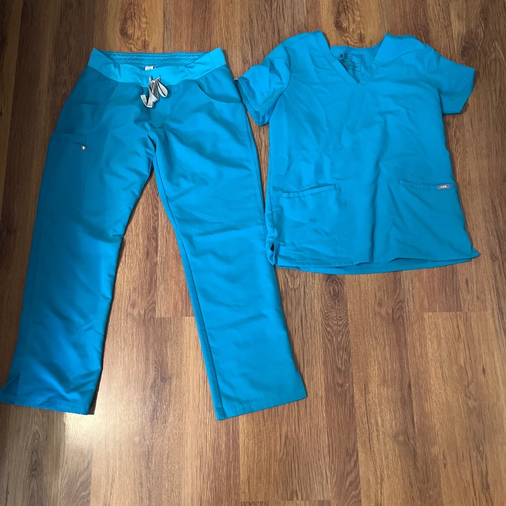 Figs teal scrubs